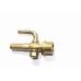 Brass Gas Cock Male To Nozzel